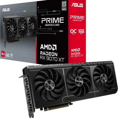 ASUS Prime Radeon™ RX 9070 XT OC Edition Graphics Card (PCIe 5.0