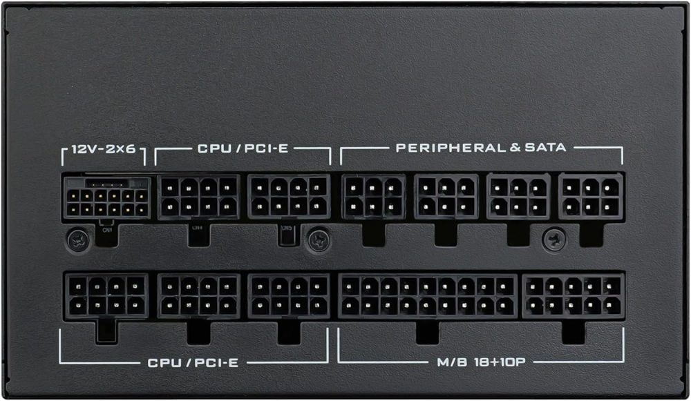 Lian Li SX Platinum 850W SXP Compact ATX Form Factor Power Supply w/ 12V-2x6 Cable - ATX 3.1 & PCIE 5.1 Compliant - 140mm Fan - Full Modular - 10 Year Warranty - Black (SX0850P.B) - Image 5