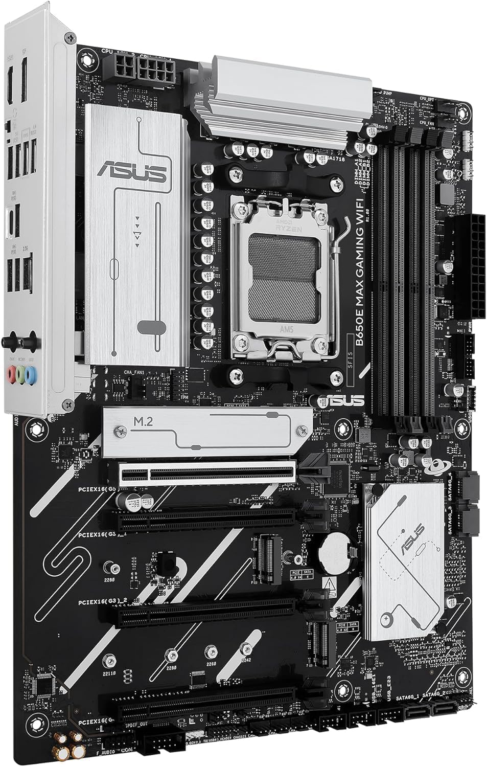 MICRO CENTER AMD Ryzen 5 7600X CPU Processor Bundle with ASUS B650E MAX Gaming WiFi AM5 ATX Motherboard (DDR5, PCIe 5.0, 3X M.2, Wi-Fi 6E) - Image 5