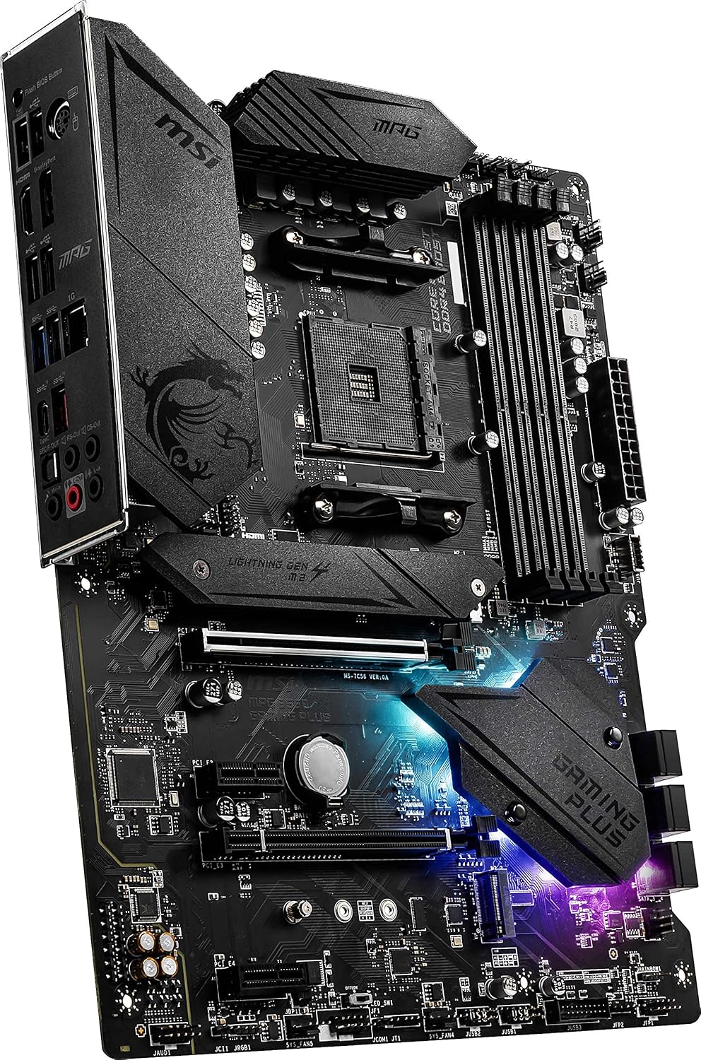 MSI MPG B550 GAMING PLUS Desktop Motherboard - AMD B550 Chipset - Socket AM4 - ATX - Image 5