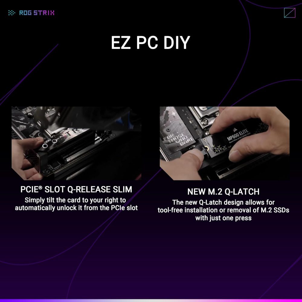 ASUS ROG Strix X870-I Gaming WiFi AMD X870 AM5 DDR5 8400 HDMI 2xUSB4 2X M2 USB3.2 WiFi 7 + BT Aura RGB 2.5Gbit LAN Mini ITX 10+2+1 Power Stages, Dual USB4, ROG Strix HIVE II Motherboard - Image 5