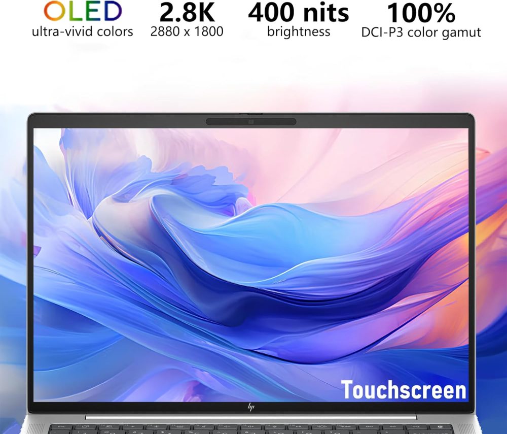 HP EliteBook X G1a AI Laptop | 14" 2.8K OLED Touchscreen | AMD Ryzen AI 9 HX PRO 375 (55 NPU Tops) | 32GB DDR5 2TB SSD | Copilot+ PC for Creator Business Professional Win11 w/DLCA Accessory - Image 5