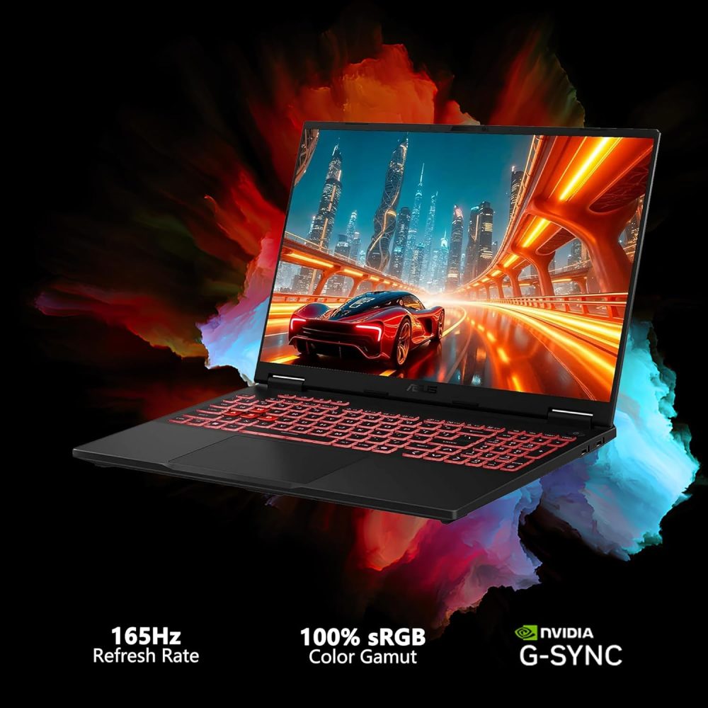 ASUS TUF Gaming A16 AI Laptop 16" WUXGA IPS 165Hz (100% sRGB, GSYNC) AMD 8-core Ryzen 9 270 (>i7-14650HX) 64GB RAM 1TB SSD GeForce RTX 5070 (Up to 798 AI TOPS) RGB Backlit USB4 Hi-Res Win11Pro ICP Hub - Image 5