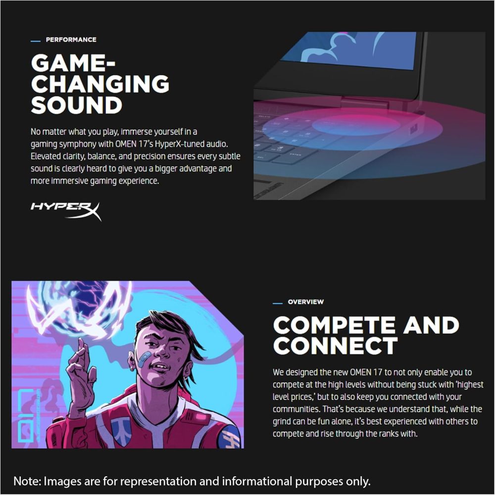 17.3" FHD (1920x1080) 144 Hz Display