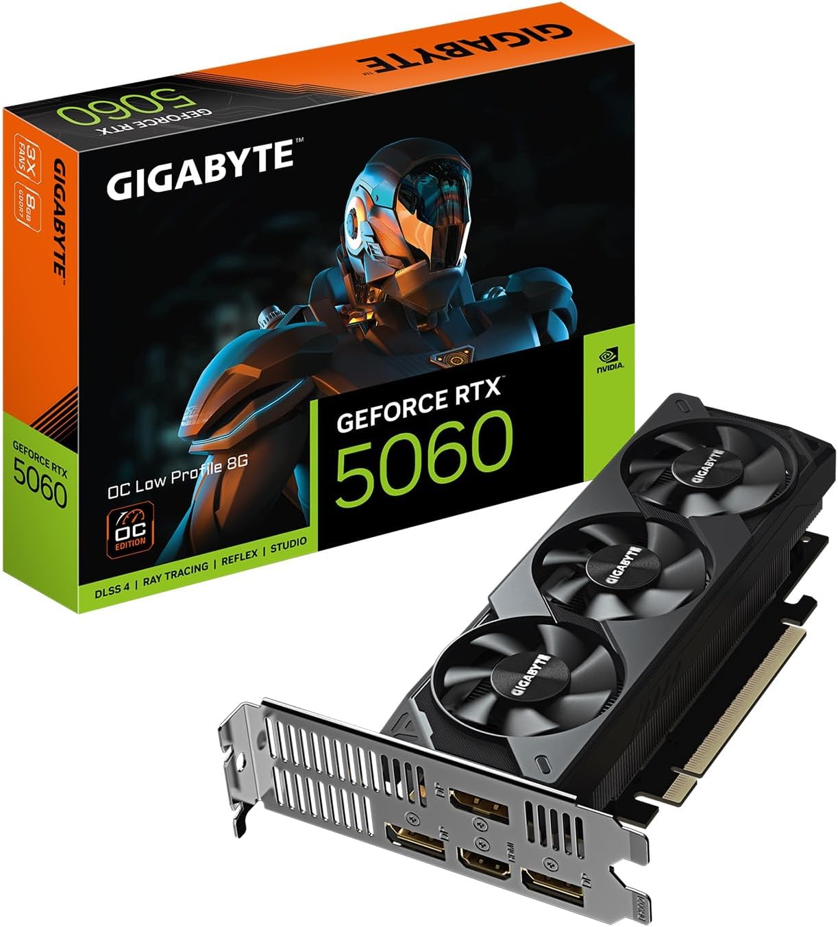 GIGABYTE GeForce RTX 5060 OC Low Profile 8G Graphics Card