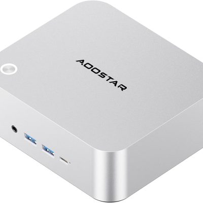 AOOSTAR MACO AMD R7 6850H Mini Gaming PC with LPDDR5 24GB RAM NO SSD/OSMIni PC 3*M.2 Slots Dual 2.5G LAN/USB4; Oculin Port; Ideal for Home Servers and Mini All-Flash NAS