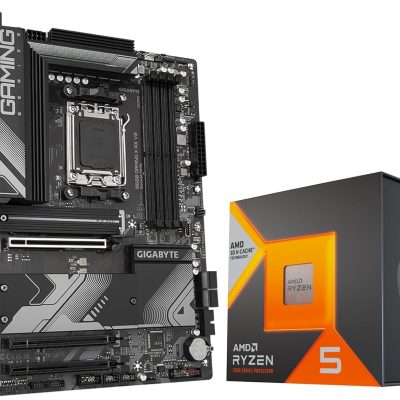 Micro Center AMD Ryzen 5 7600X3D CPU Processor Bundle with GIGABYTE B650 Gaming X AX V2 Motherboard (AM5