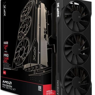 XFX Swift AMD Radeon RX 9070 XT Triple Fan Gaming Edition with 16GB GDDR6 HDMI 3xDP