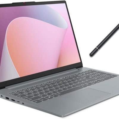 Lenovo IdeaPad Slim 3i 15.6" FHD Touch Laptop|AMD Ryzen 5 7520U(Beat i7-1255U)|AMD Radeon 610M|Grey|Backlit| 8GB RAM DDR5 | 1024GB SSD | Windows 11 Home | Bundle with Stylus Pen