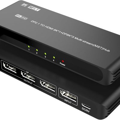 DisplayPort Splitter for 4 Monitors