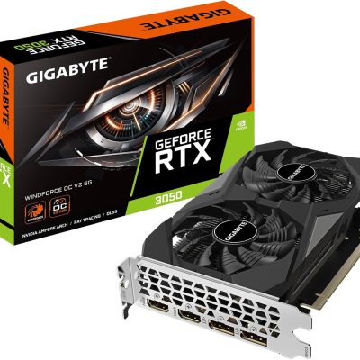 GIGABYTE GeForce RTX 3050 WINDFORCE OC V2 6G Graphics Card