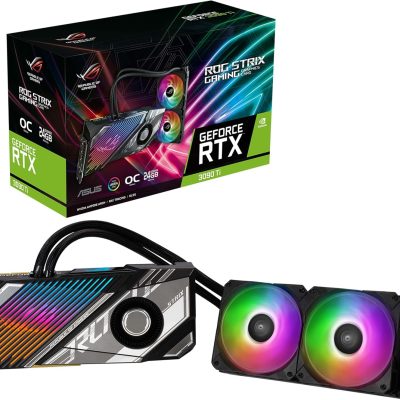 ASUS ROG Strix LC NVIDIA GeForce RTX 3090 Ti OC Edition Gaming Graphics Card (PCIe 4.0