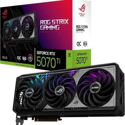 ASUS ROG Strix GeForce RTX 5070 Ti OC Edition 16GB GDDR7 Graphics Card (PCIe 5.0