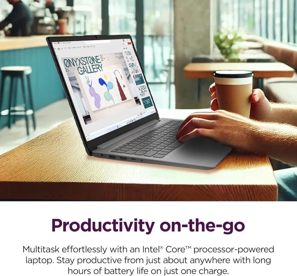 Lenovo IdeaPad 15.6" Laptop Computer - 20GB RAM - 1.2TB Storage - Intel Core | Microsoft Office 365 Included, 256GB SSD and 1TB Cloud Storage, Webcam, Windows 11 no Mouse | Essential Laptop - Image 6