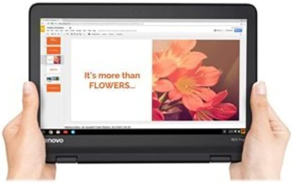 Lenovo 11.6" 300e Chromebook Touchscreen LCD 2 in 1- MediaTek M8173C Quad-core 2.1GHz 4GB LPDDR3 32GB Flash Memory Chrome OS Model 81H00000US (Renewed) - Image 6