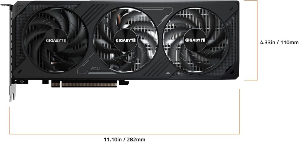 GIGABYTE GeForce RTX 5070 WINDFORCE OC SFF 12G Graphics Card, 12GB 192-bit GDDR7, PCIe 5.0, WINDFORCE Cooling System, GV-N5070WF3OC-12GD Video Card - Image 6