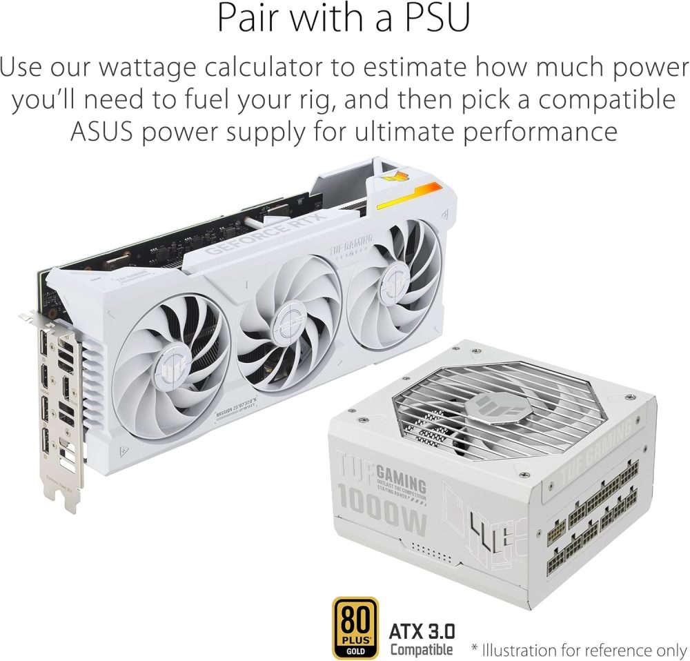 ASUS TUF Gaming GeForce RTX™ 4070 Ti Super BTF White OC Edition Gaming Graphics Card (PCIe 4.0, 16GB GDDR6X, Exclusive to BTF ATX Motherboards - Image 6