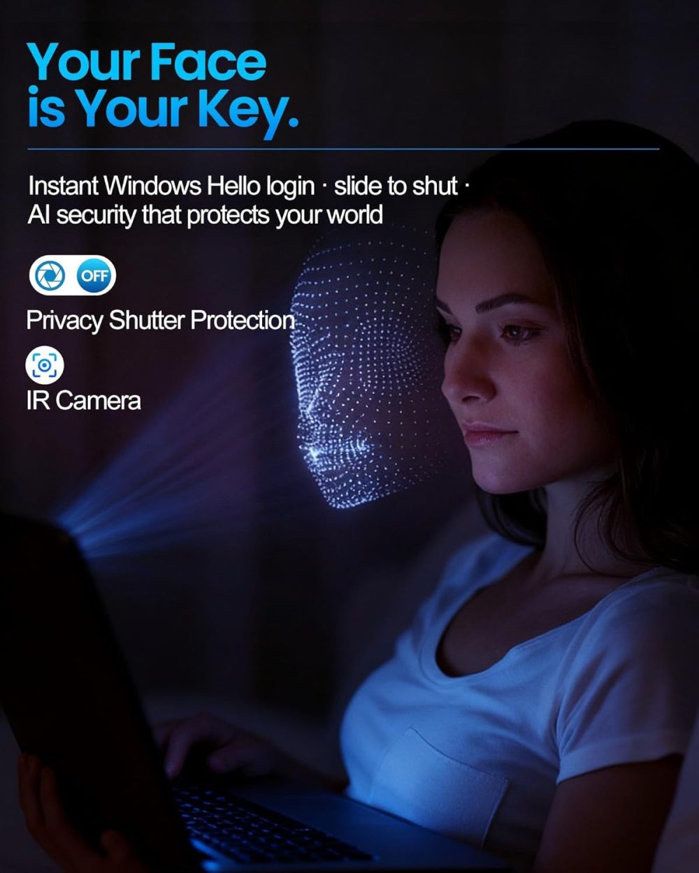 Lenovo IdeaPad Touchscreen Business Laptop - 16 Inch FHD+(1920X1200) - Intel 10-Core 7 240H(Beat Ultra 7 255U) - Facial Login IR Cam - Backlit KB - Win 11 Pro - Redragon Bundle(32GB DDR5 | 1TB SSD) - Image 6