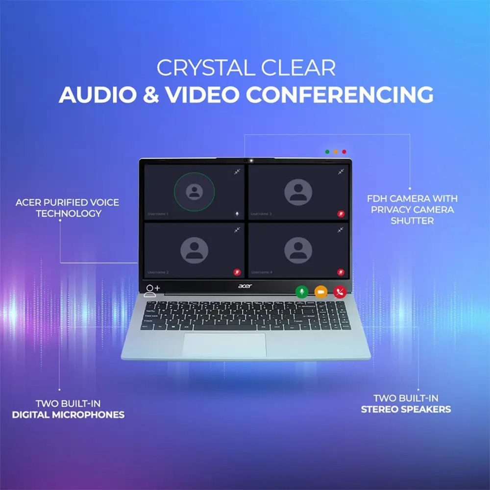 acer Aspire 3 Premium Slim Laptop Computer with Backlit Keyboard - AMD Ryzen 5 7430U CPU - 8GB RAM - 256GB SSD - 15.6" FHD Display - Fast Wi-Fi 6 - Windows 11 Pro - w/o Mouse - Image 6