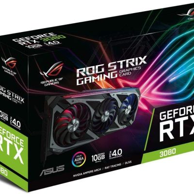 ASUS ROG Strix NVIDIA GeForce RTX 3080 OC Edition Gaming Graphics Card (PCIe 4.0