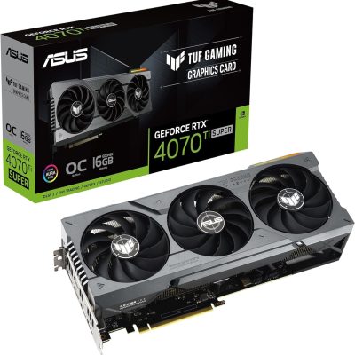 ASUS TUF Gaming GeForce RTX 4070 Ti Super 16GB GDDR6X OC Edition Graphics Card (NVIDIA GeForce RTX4070Ti DLSS 3