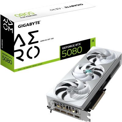 GIGABYTE GeForce RTX 5080 AERO OC SFF 16G Graphics Card