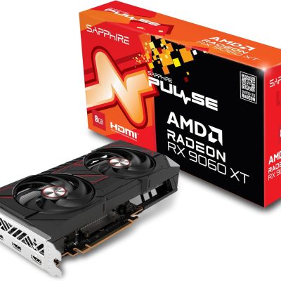 Sapphire 11350-04-20G Pulse AMD Radeon™ RX 9060 XT Gaming OC Graphics Card with 8GB GDDR6