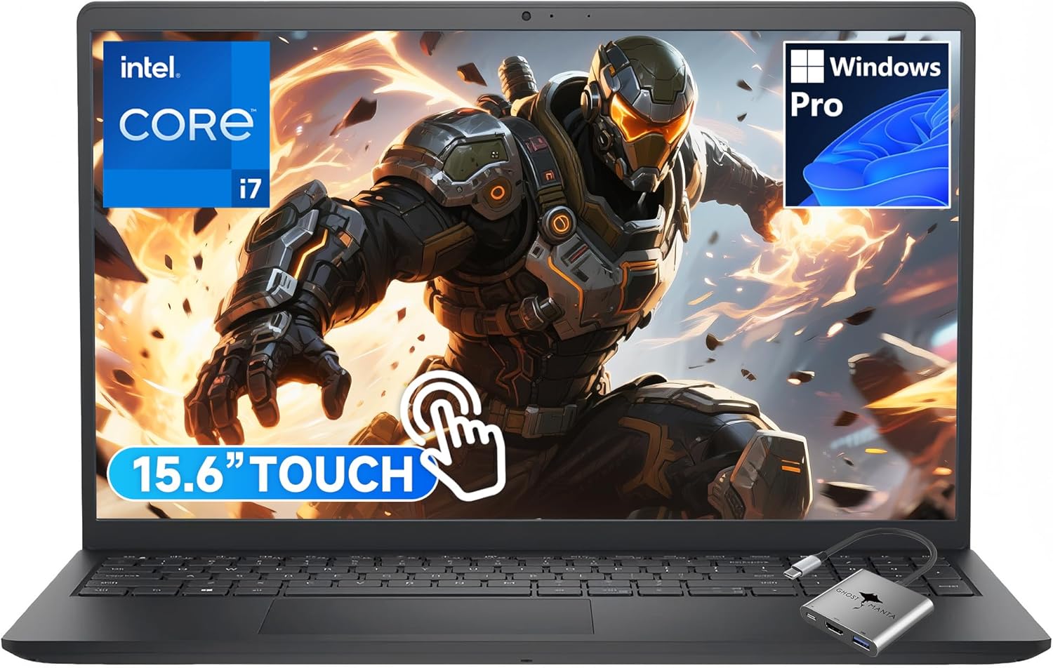 Dell 15.6" FHD Touchscreen Laptop for Business Gaming
