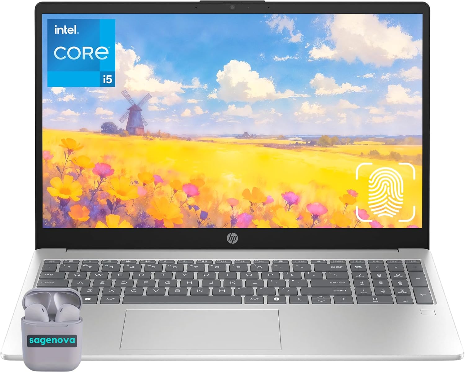 HP 15.6" Laptop with Lifetime Microsoft 365 for The Web