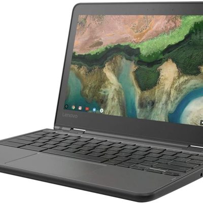 Lenovo 11.6" 300e Chromebook Touchscreen LCD 2 in 1- MediaTek M8173C Quad-core 2.1GHz 4GB LPDDR3 32GB Flash Memory Chrome OS Model 81H00000US (Renewed)
