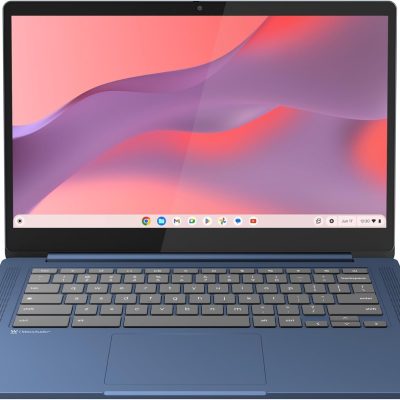 Lenovo IdeaPad Slim 3 Chromebook - 2024 - Lightweight Laptop - Waves MaxxAudio® Speakers - 14" HD Display - 720p Camera - 4GB Memory - 64GB Storage - MediaTek Kompanio 520 - Abyss Blue