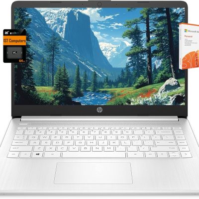 HP 14" Ultra Light Laptop for Student & Home (Intel Quad-Core N4120