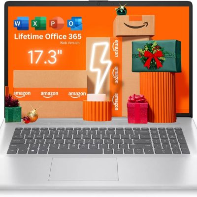 HP 17.3 inch Laptop with Lifetime Office 365 for The Web